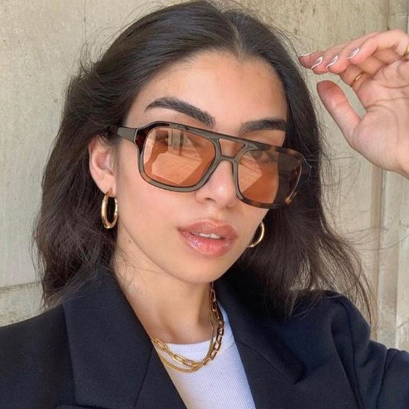 Vintage Oversized Yellow Sunglasses for Women (multi colors)