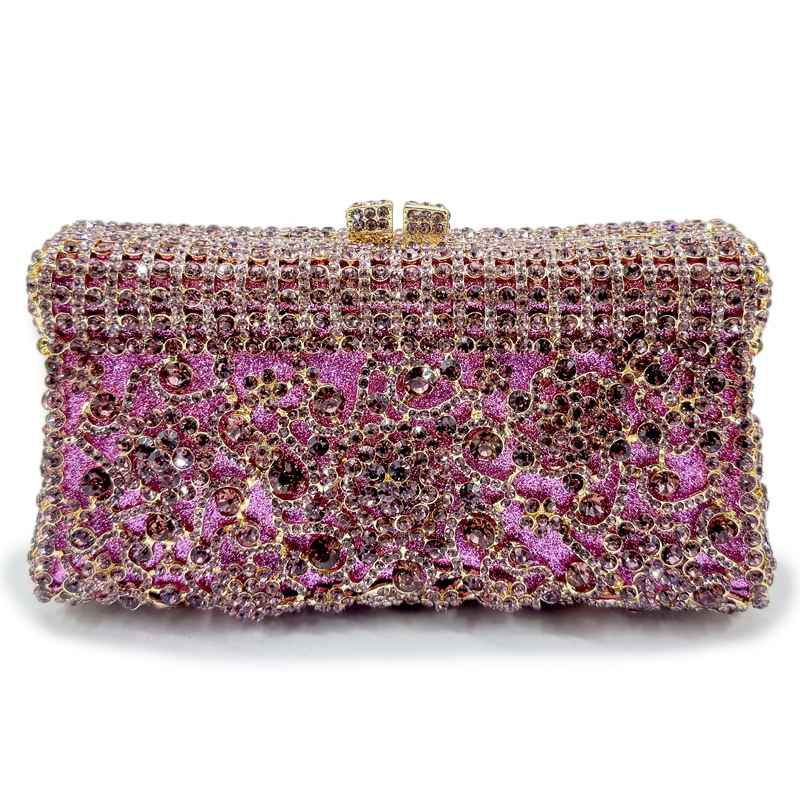 Handmade Crystal Evening Clutch Bag for Women – Elegant Party Purse