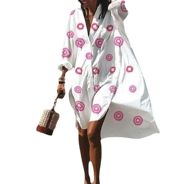 Summer Super Comfy Women's Fashion Printed Plus Size Dress