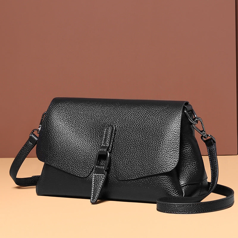 genuine leather shoulder bag
