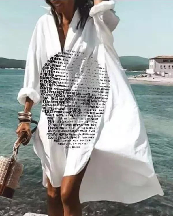 Summer Super Comfy Women's Fashion Printed Plus Size Dress
