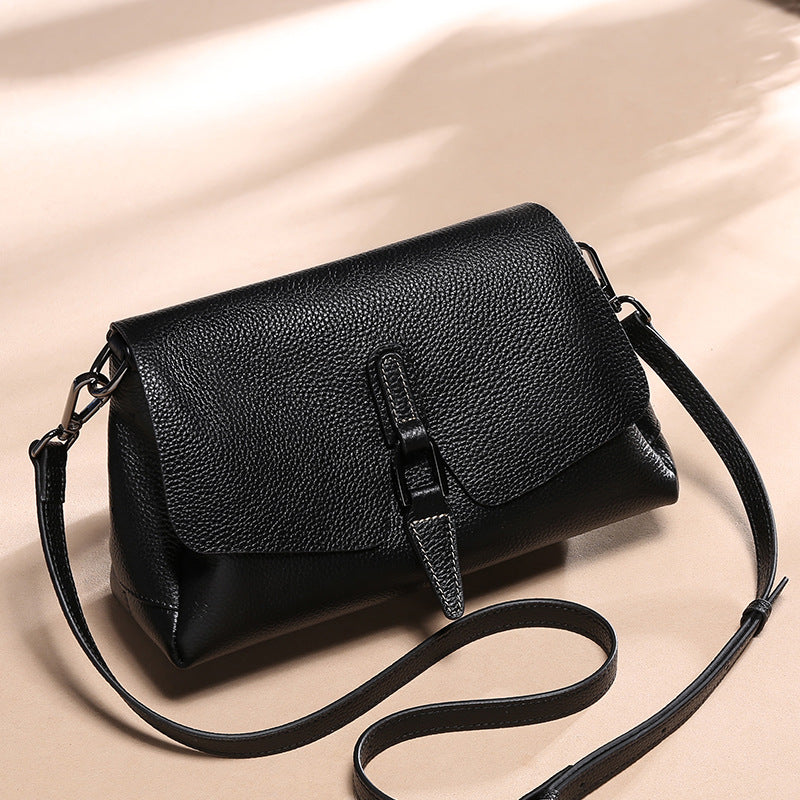 genuine leather shoulder bag