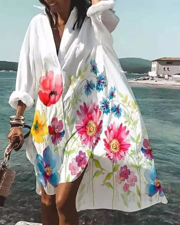 Summer Super Comfy Women's Fashion Printed Plus Size Dress