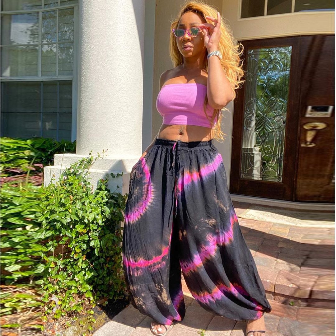 Casual Loose Printed Street Pants for Women plus size available (multi color)