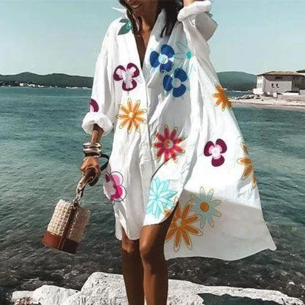 Summer Super Comfy Women's Fashion Printed Plus Size Dress