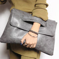 Ladies PU Leather Crossbody Handbag and Clutch Bag