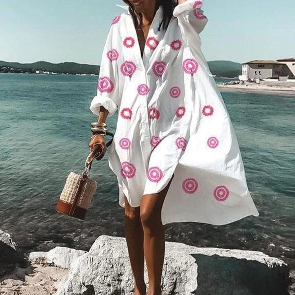 Summer Super Comfy Women's Fashion Printed Plus Size Dress