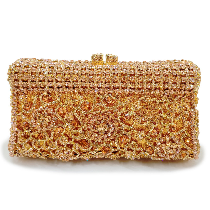Handmade Crystal Evening Clutch Bag for Women – Elegant Party Purse