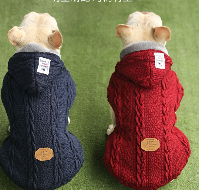 Soft Plush Thick Warm Dog Sweat shirt clothes for Pets.