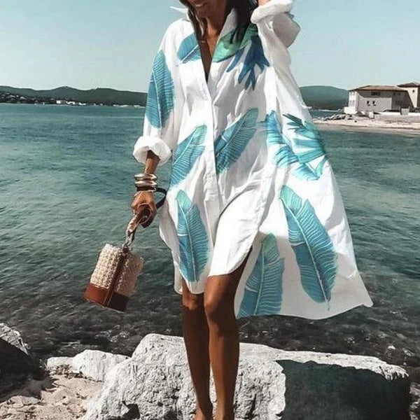 Summer Super Comfy Women's Fashion Printed Plus Size Dress