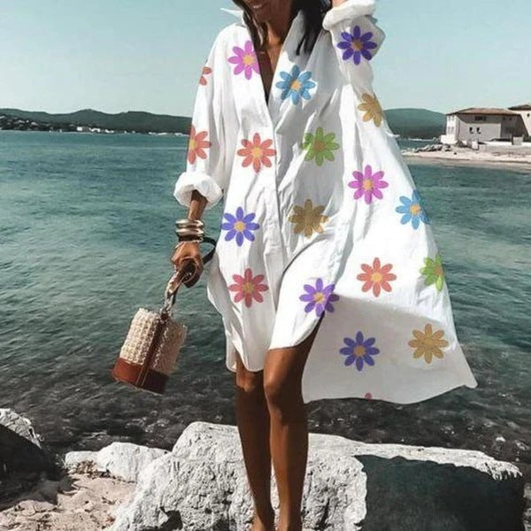 Summer Super Comfy Women's Fashion Printed Plus Size Dress