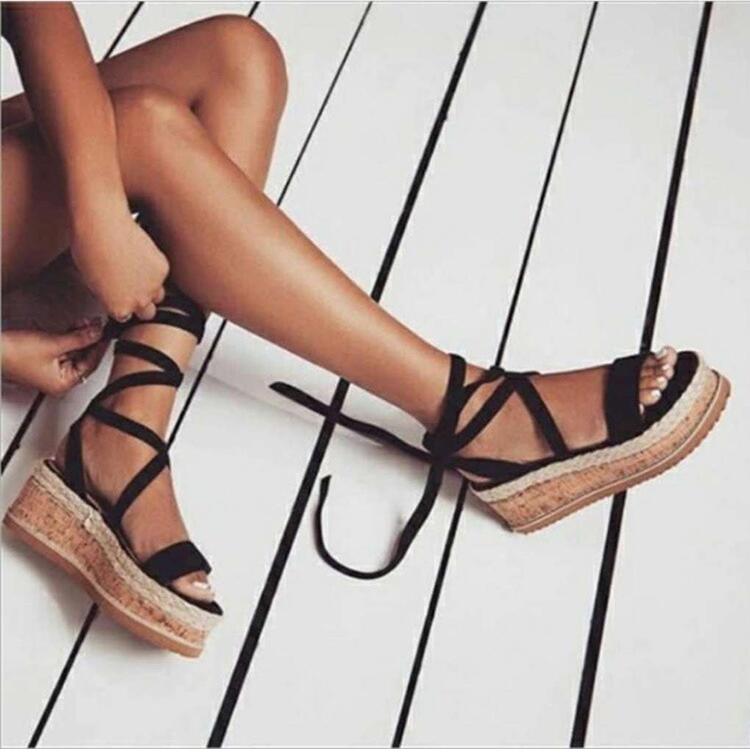 Women’s Strappy Platform Sandals( multi colors)