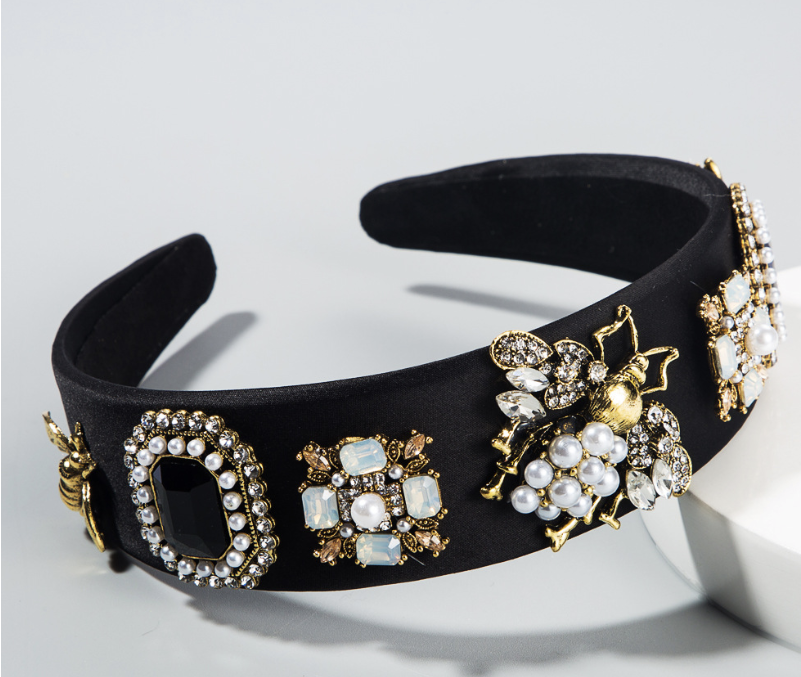 New Baroque Glamour Rhinestone Headband