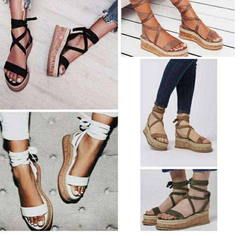 Women’s Strappy Platform Sandals( multi colors)