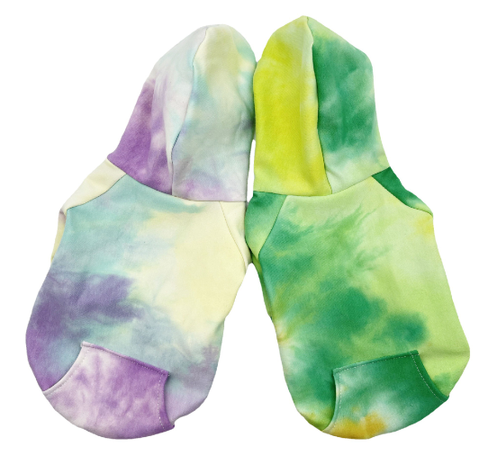 Tie-Dye Sweater for Pets Fashion Trend.