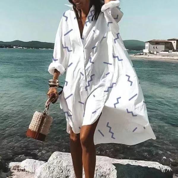 Summer Super Comfy Women's Fashion Printed Plus Size Dress