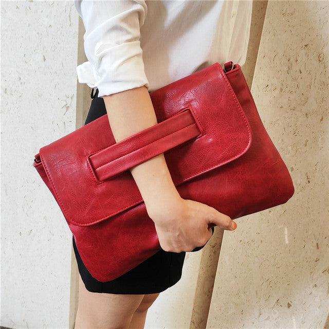 PU Leather Cross-body Clutch Bag for Women (multi colors)