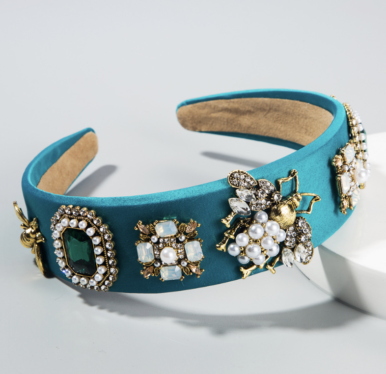 New Baroque Glamour Rhinestone Headband