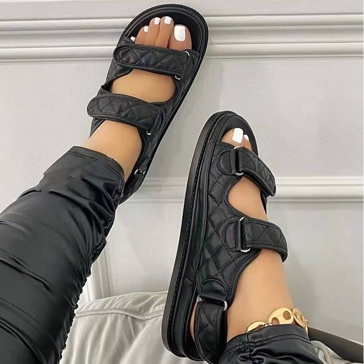 Women's Velcro Beach Sandals( multi colors )