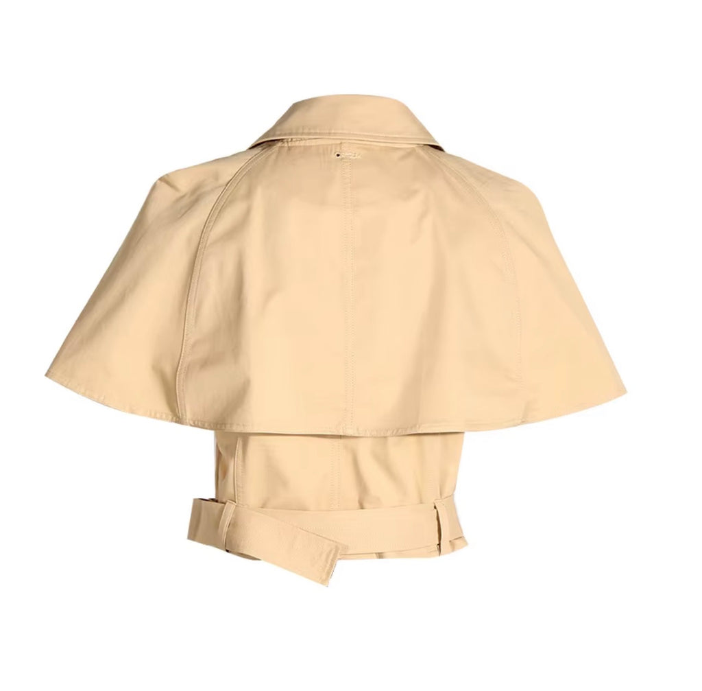 The Kensington Cape Trench Vest.