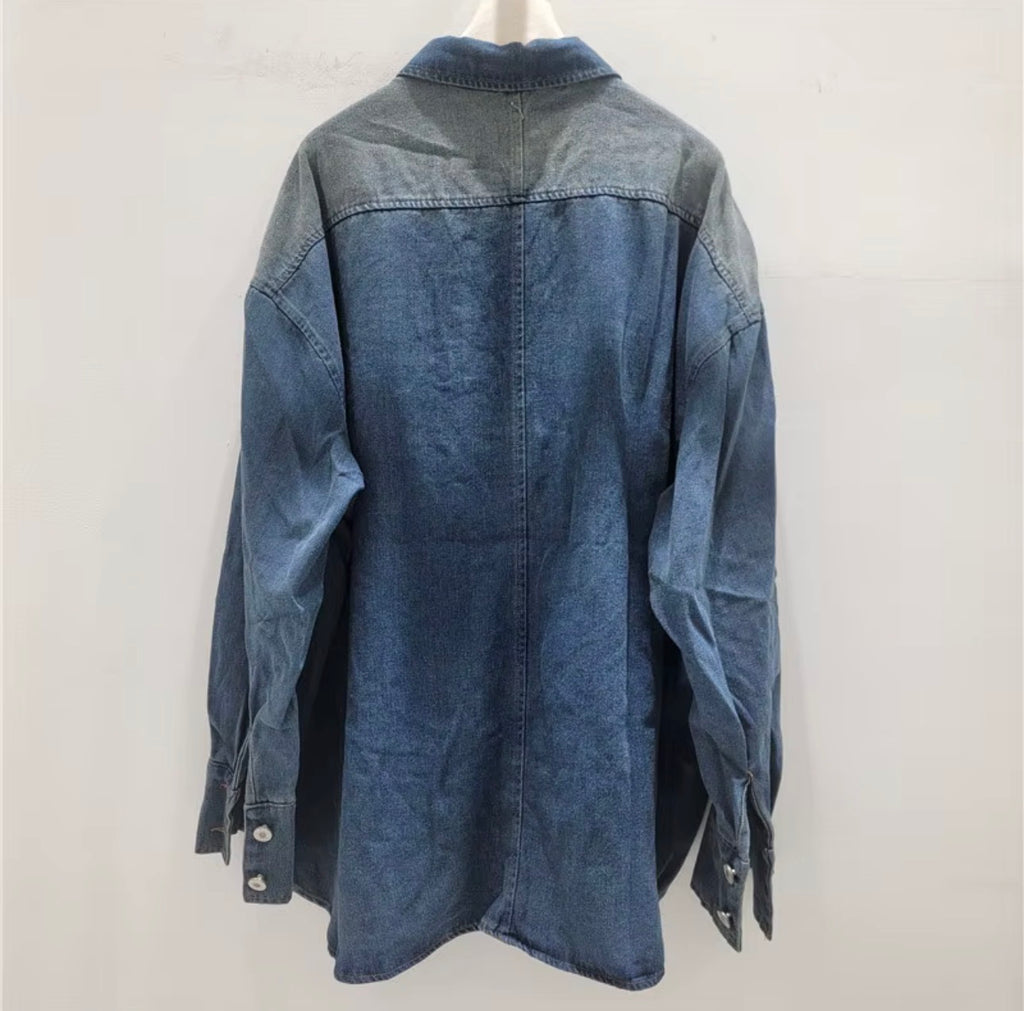The Denim Luxe Shirt Dress.