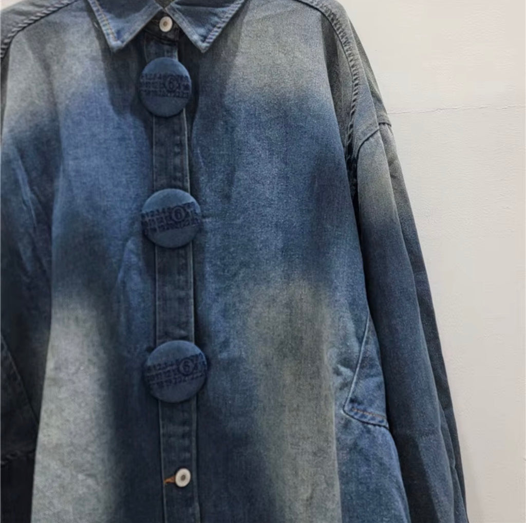 The Denim Luxe Shirt Dress.