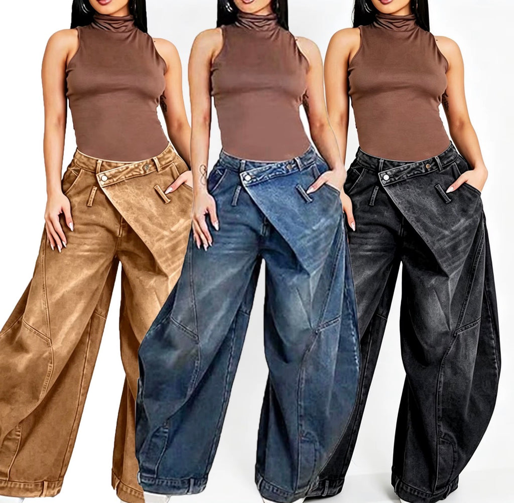 The Off-Center Barrel Jeans