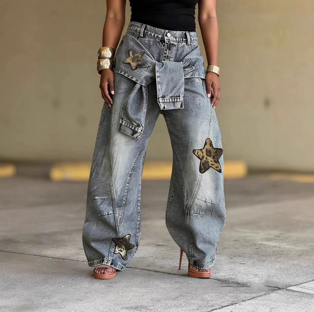 Wild Star Barrel Jeans