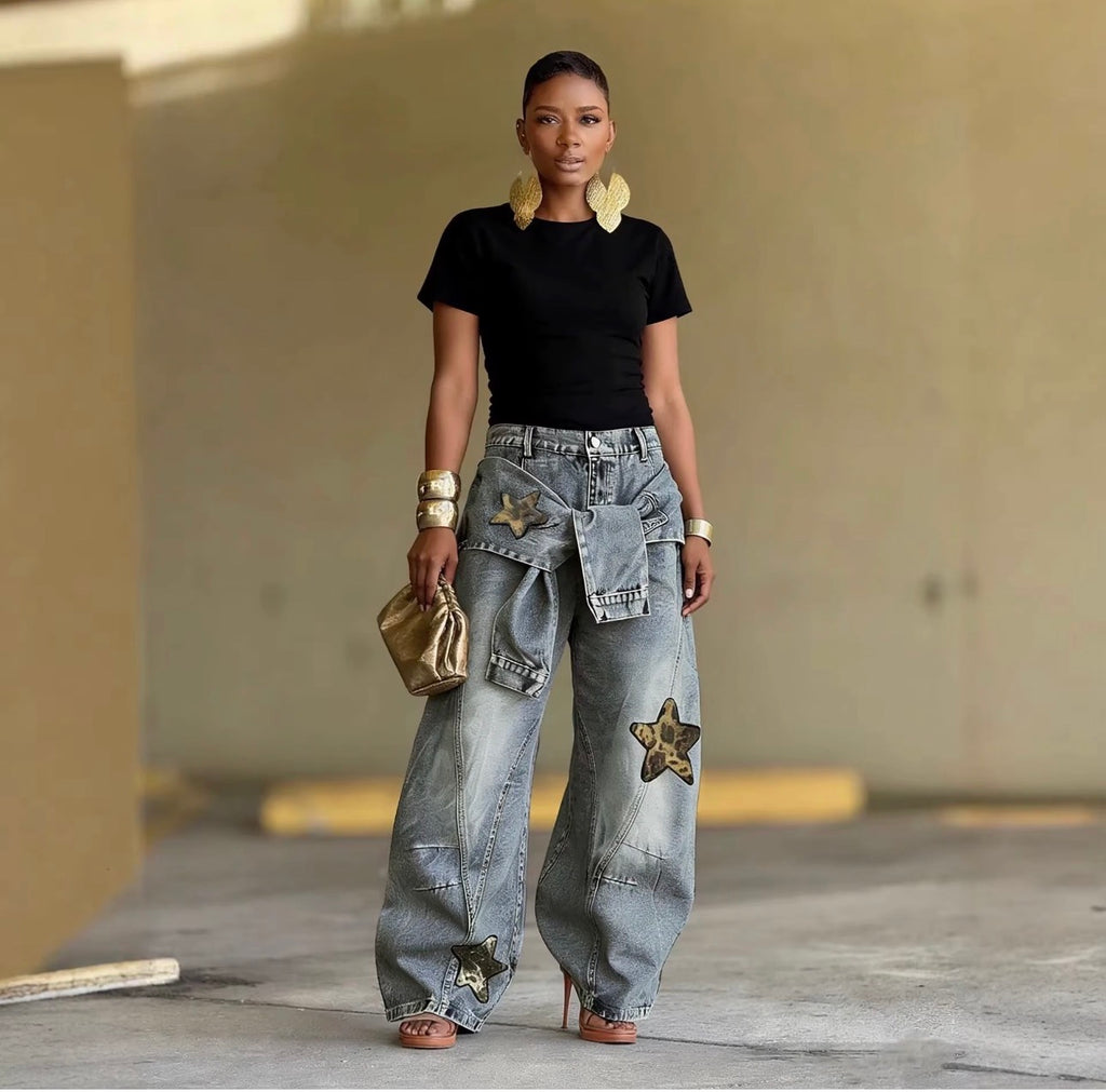 Wild Star Barrel Jeans