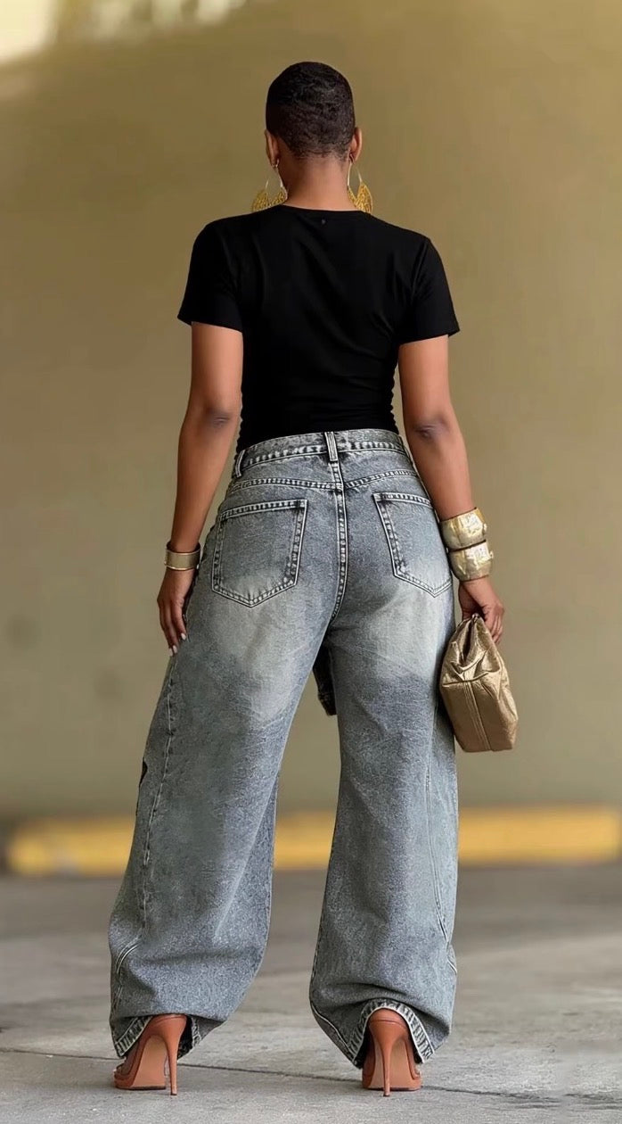 Wild Star Barrel Jeans