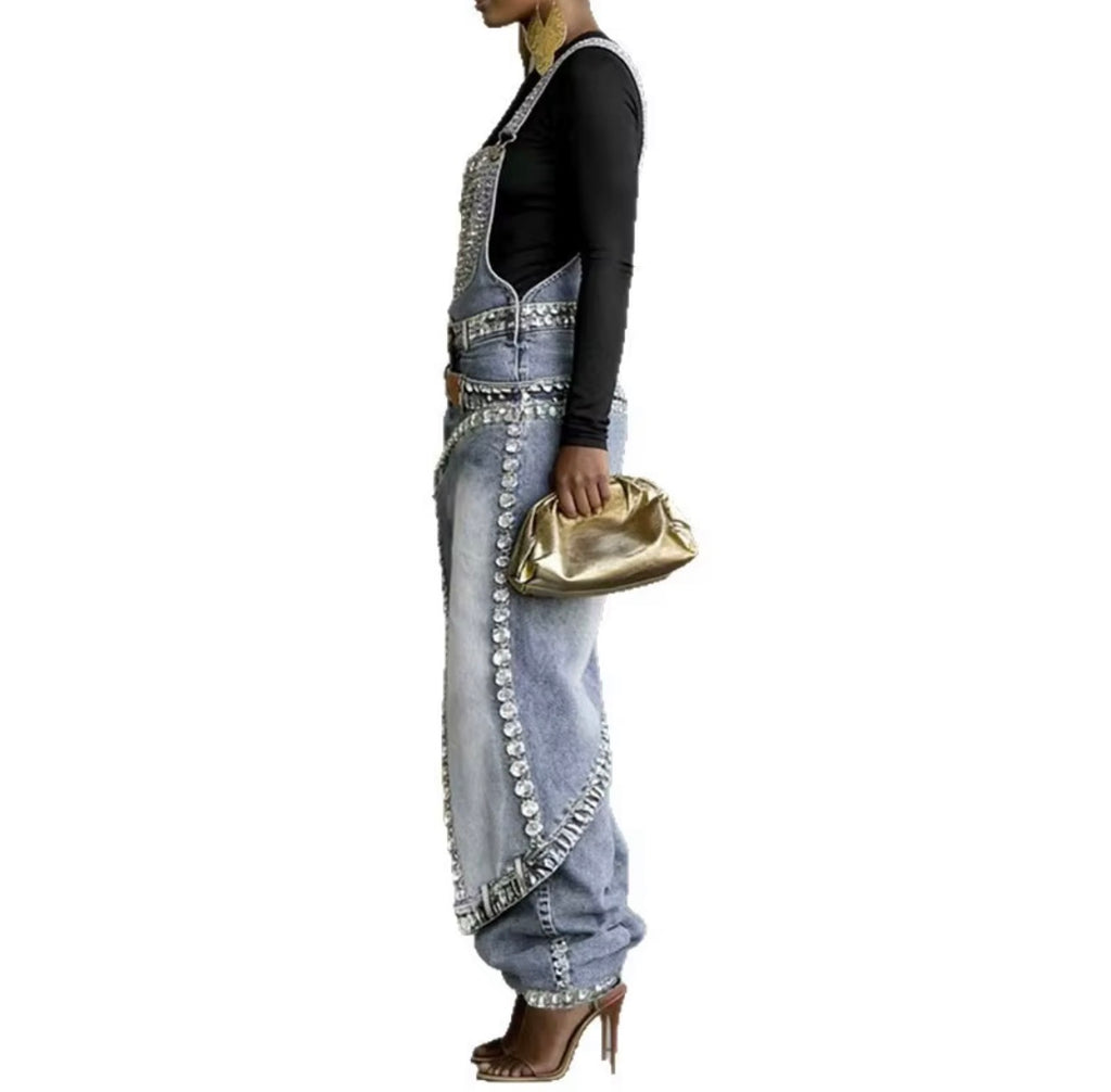 Dazzle Denim Overalls