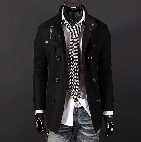 Modern Men's Woolen Jacket