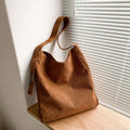 Corduroy Bucket Bag for Students and Young Adults