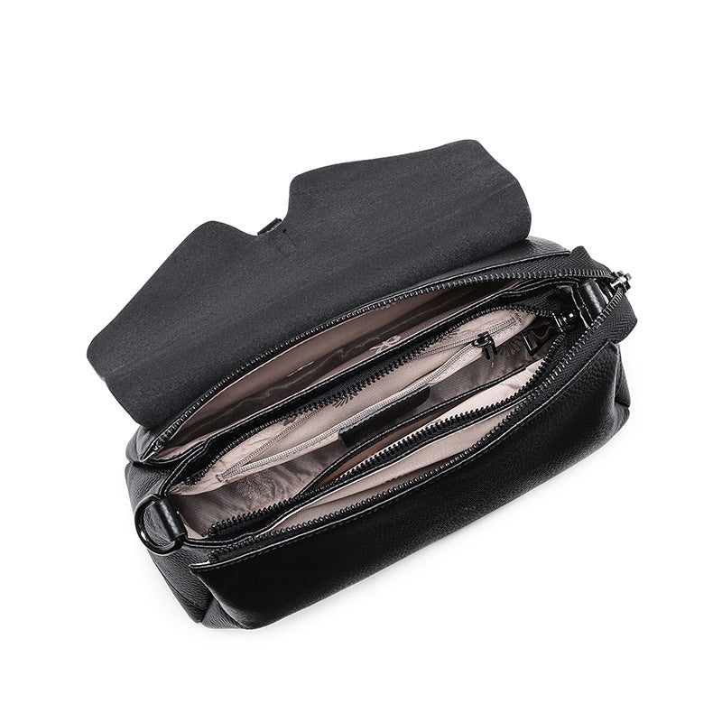 genuine leather shoulder bag
