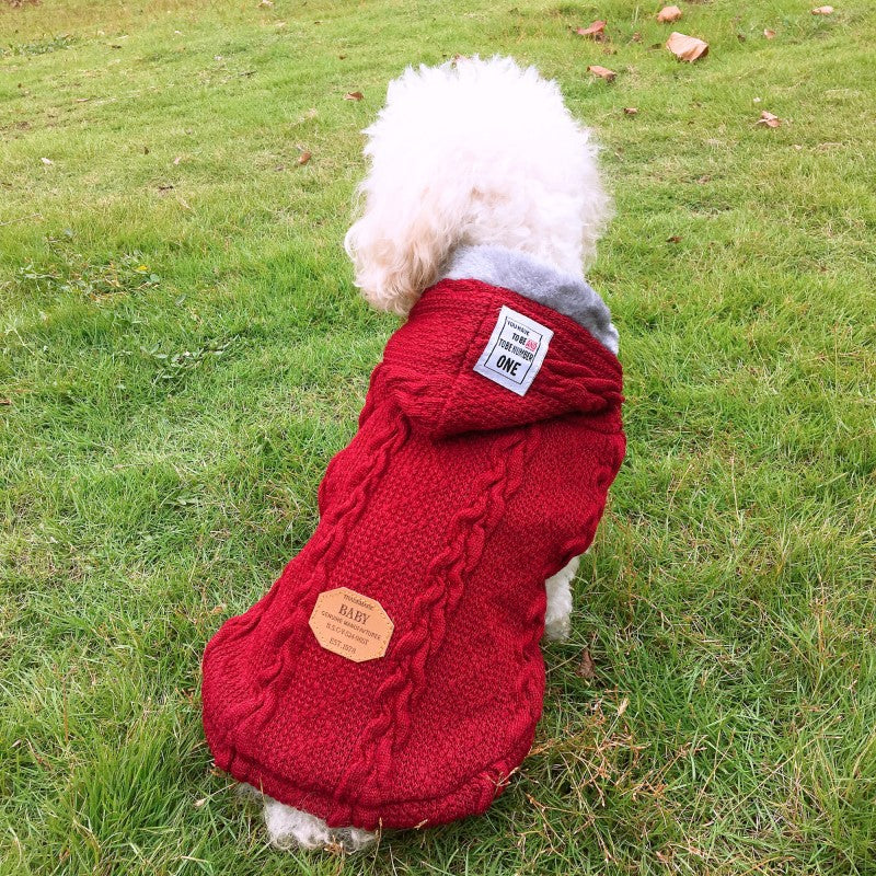 Soft Plush Thick Warm Dog Sweat shirt clothes for Pets.